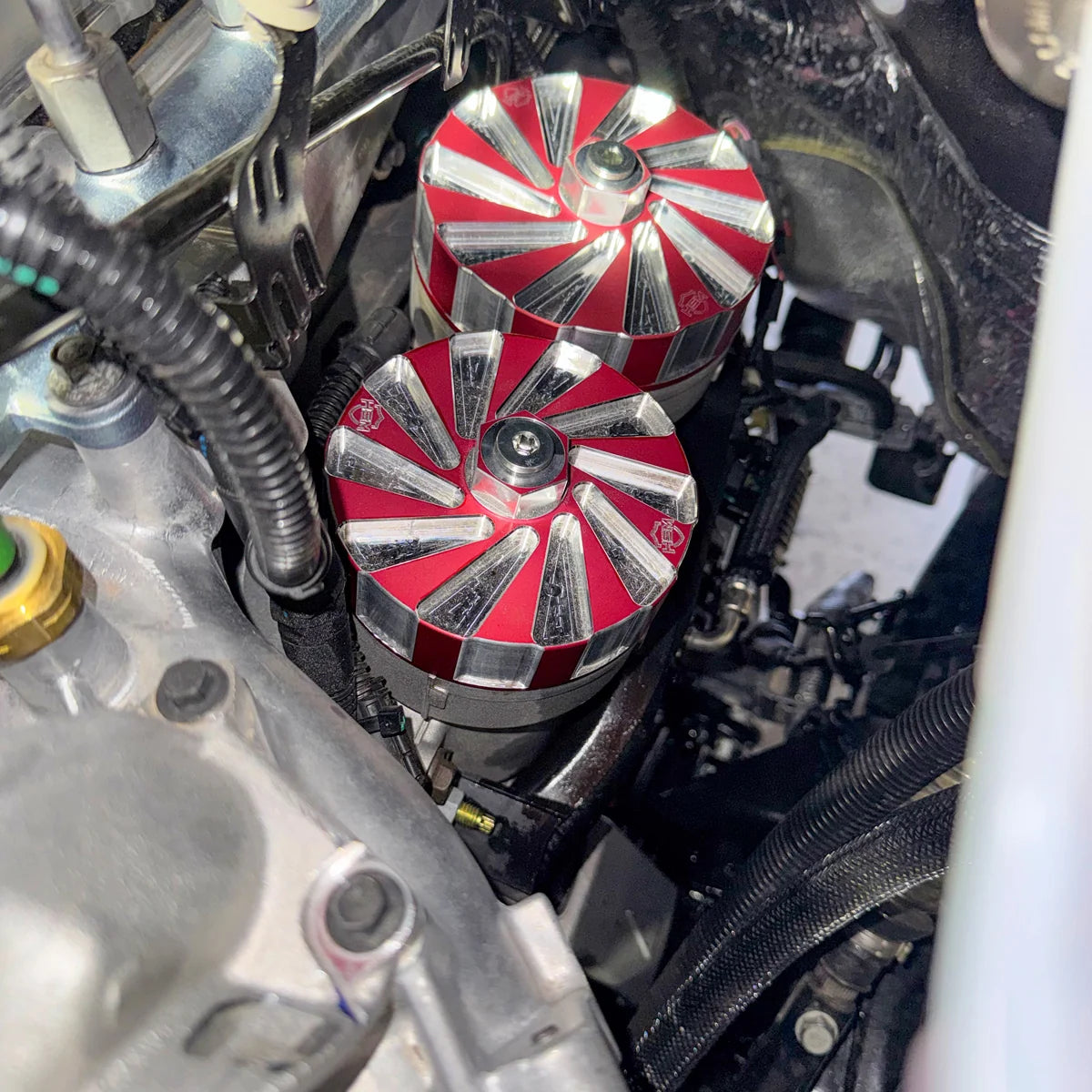 2025–2026 Ram 6.7L Cummins Billet Fuel Filter Cap Set