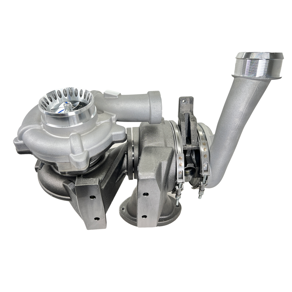 KC Fusion Compound Turbos - (Stage 1 High Pressure & Stage 1 & 2 Low Pressure Turbos) - 6.4 Powerstroke (2008-2010)