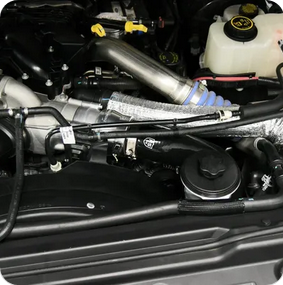 2017-2025 Ford 6.7L Intercooler Pipe Upgrade Kit (OEM/Silicone Replacement) 122008